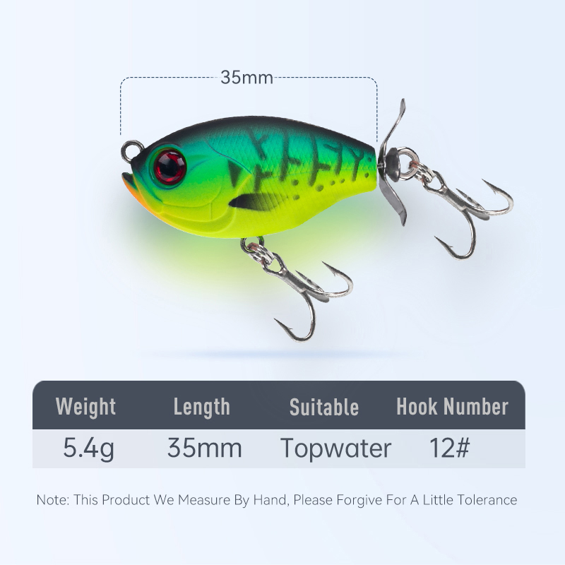Kingdom Propeller Topwater Pop - Fishing Lure Popper recension och pris