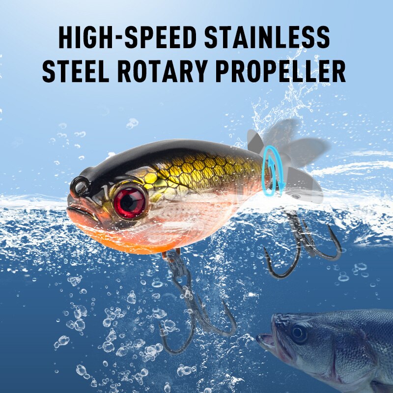 Kingdom Propeller Topwater Pop - Fishing Lure Popper recension och pris