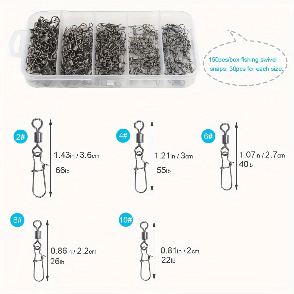 95/210 PCS Set Fishing Connect - Fishing Lure Accessories recension och pris