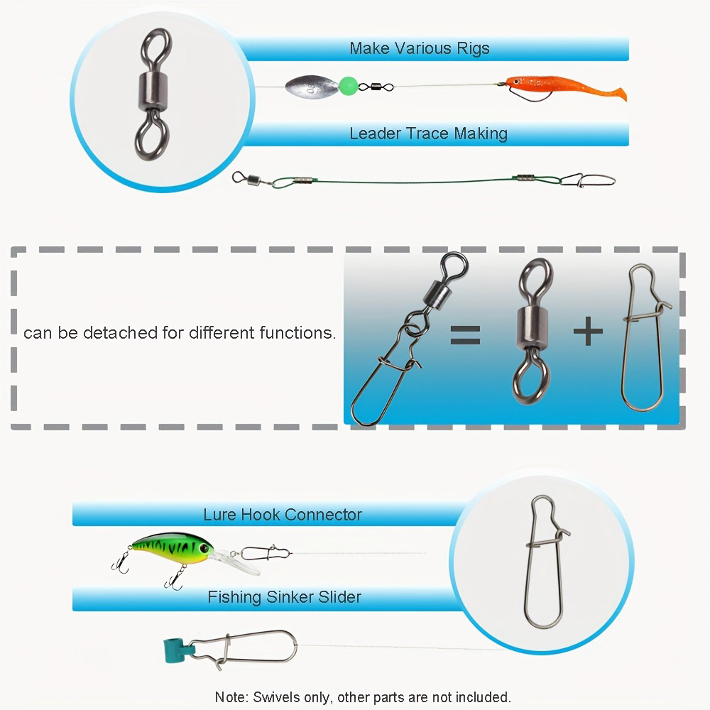 95/210 PCS Set Fishing Connect - Fishing Lure Accessories recension och pris