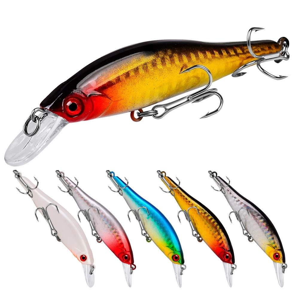 5 Colors Squid Sea Minnow Fish - Fishing Lure Jerkbait recension och pris