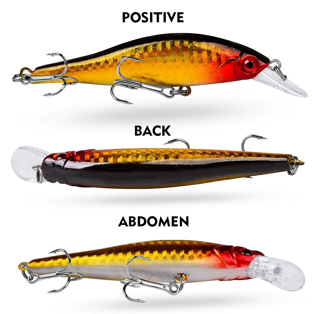 5 Colors Squid Sea Minnow Fish - Fishing Lure Jerkbait recension och pris