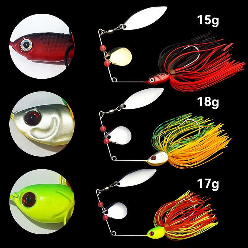 Bazooka 15g 18g Spinnerbait Fi - Fishing Lure Swimbait recension och pris