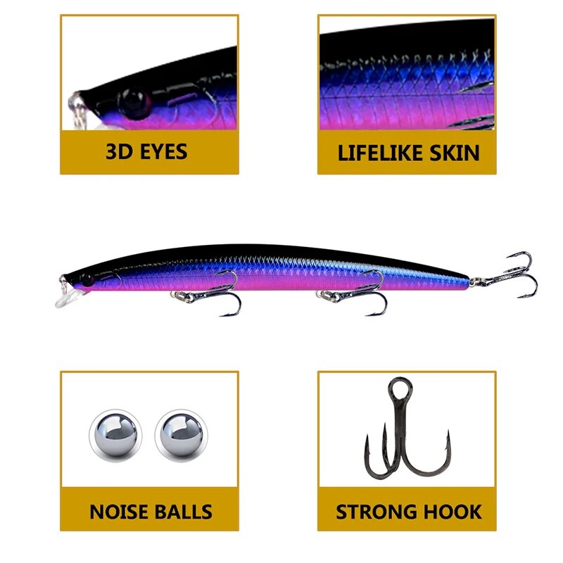 Minnow Fishing Lure Laser Hard - Fishing Lure Crankbait recension och pris