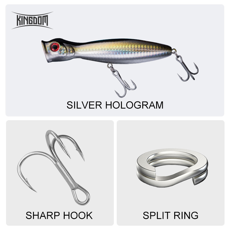 Kingdom Floating Popper Fishin - Fishing Lure Popper recension och pris
