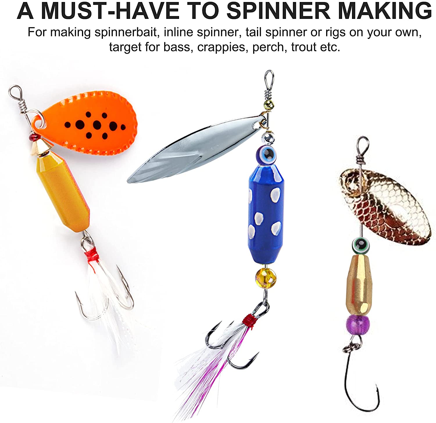 10pcs Fishing Brass Spinner Lu - Fishing Lure Spinnerbait recension och pris