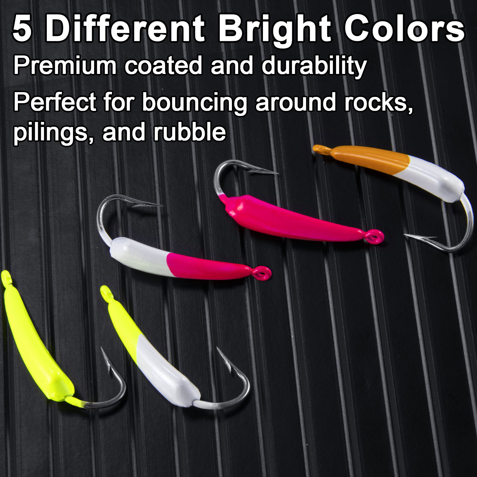 5pcs Pompano Jigs 7g 10g 14g S - Fishing Lure Jig recension och pris