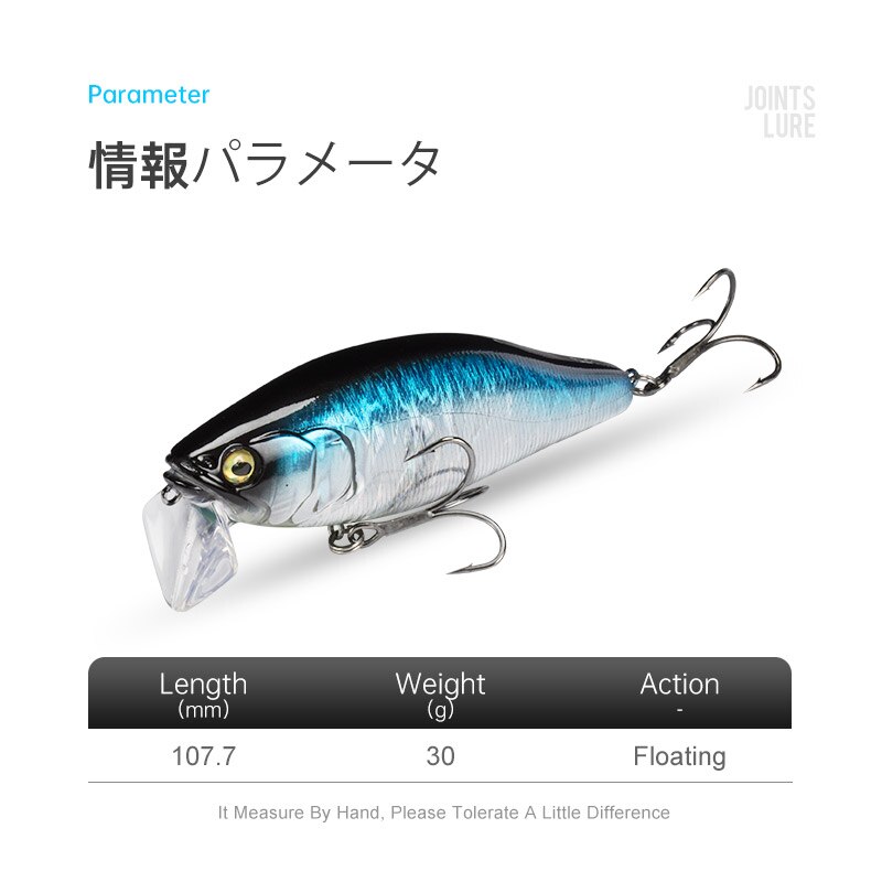 I-JACK Minnow Fishing Lures 10 - Fishing Lure Swimbait recension och pris