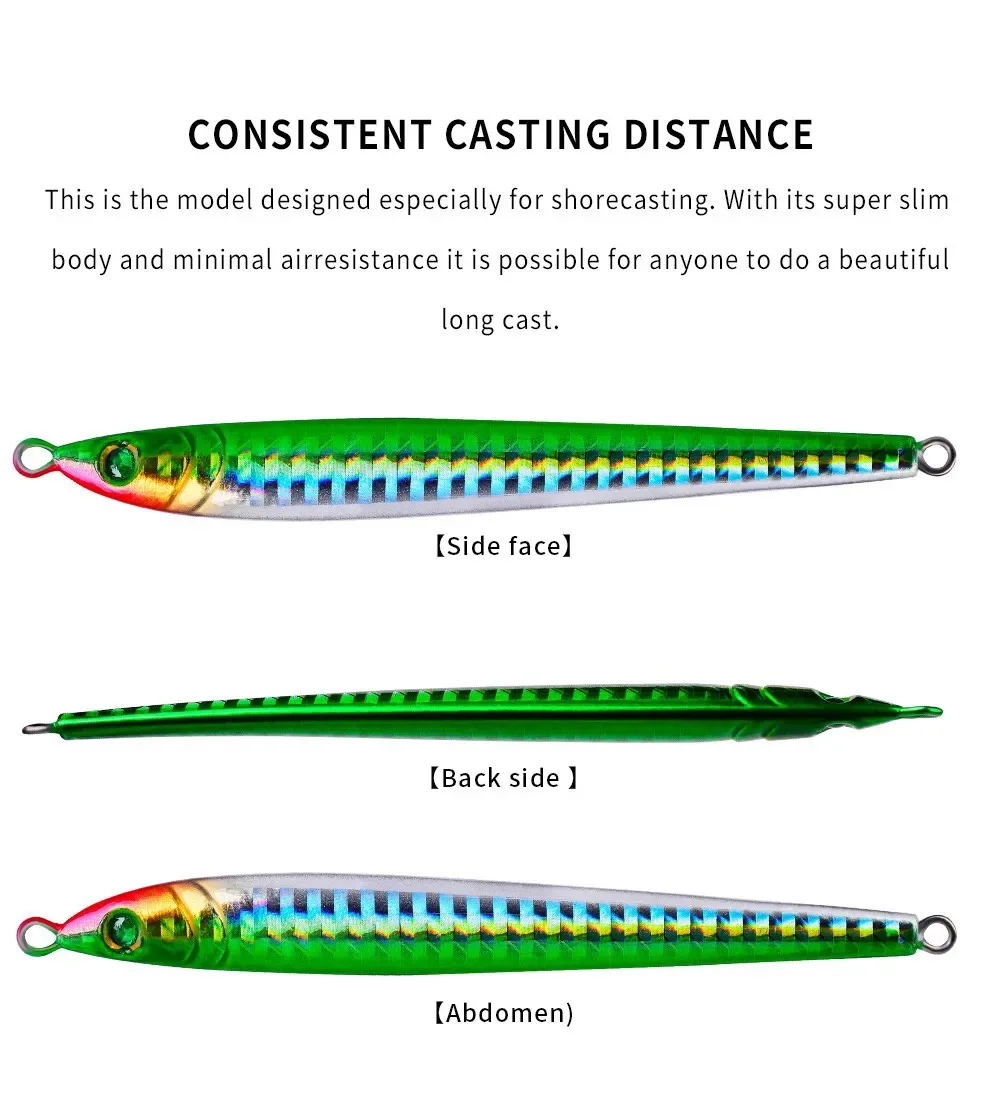 Cast Metal Jig Fishing Lure 5P - Fishing Lure Buzzbait recension och pris