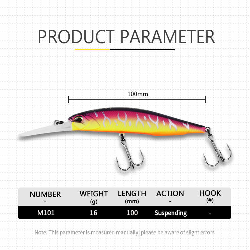 BEARKING 10cm 16g Super Magnet - Fishing Lure Jerkbait recension och pris