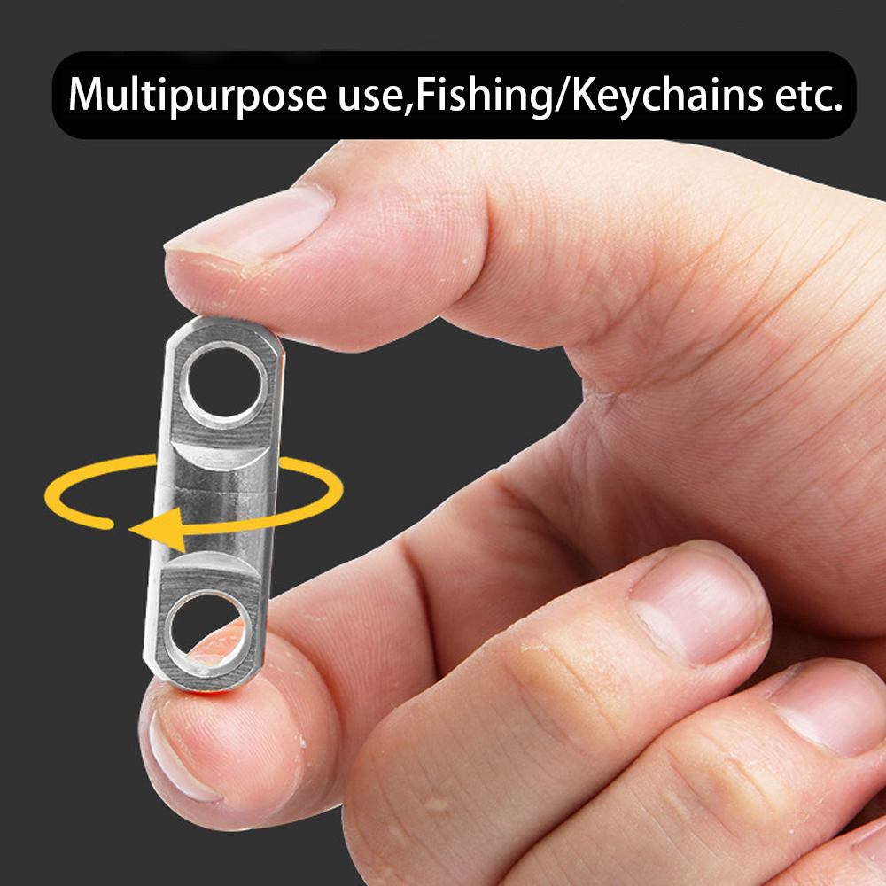10pcs Solid Swivels for Fishin - Fishing Lure Spinner recension och pris