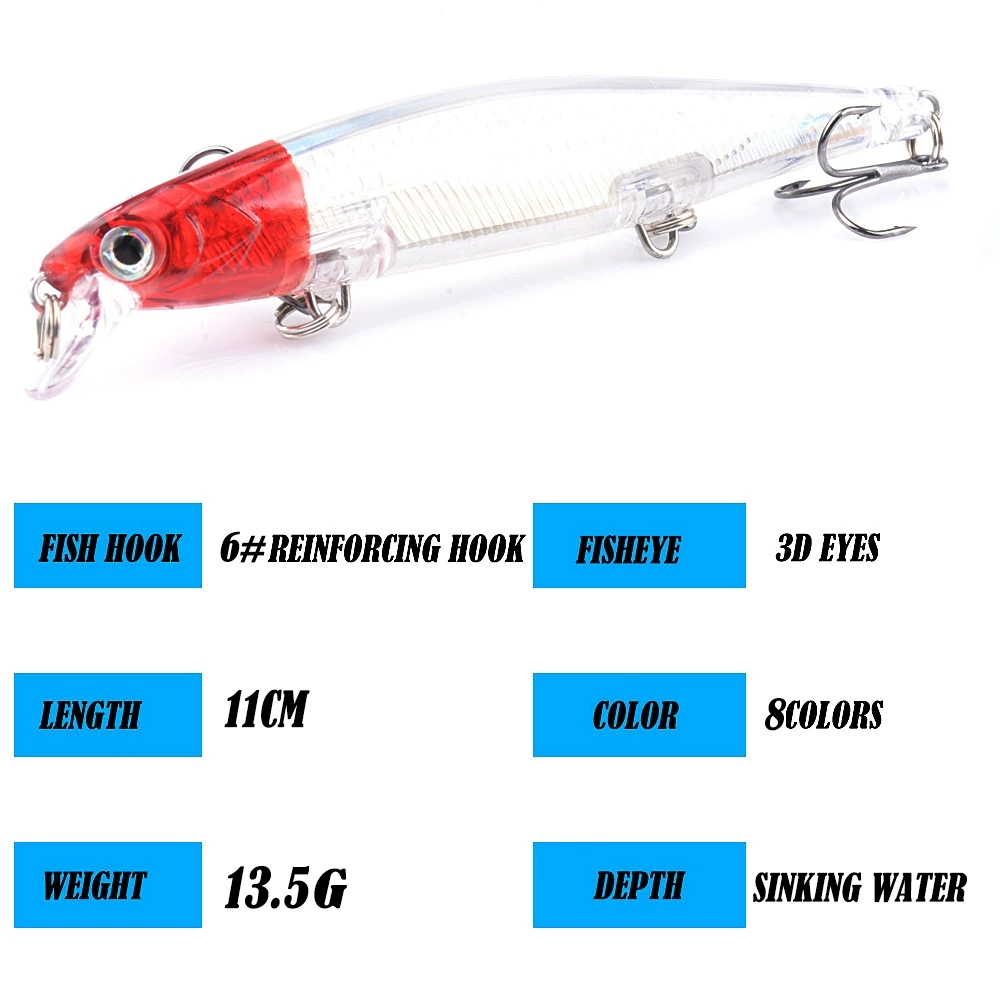 1pc Laser Sinking Minnow Fishi - Fishing Lure Swimbait recension och pris