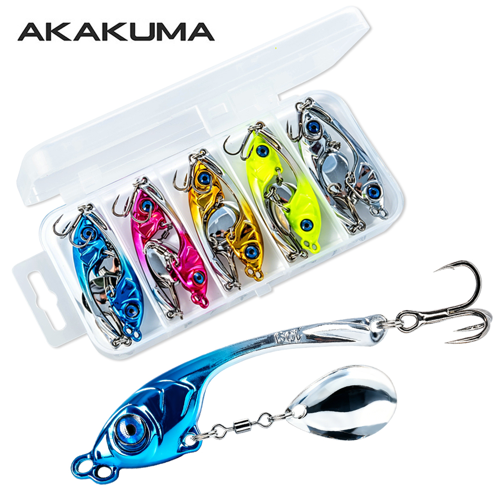 10 Pcs/Box Double Hole Metal V - Fishing Lure Spinnerbait recension och pris