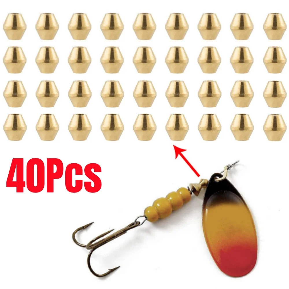 40pcs DIY Lure Brass Fishing B - Fishing Lure Spinnerbait recension och pris
