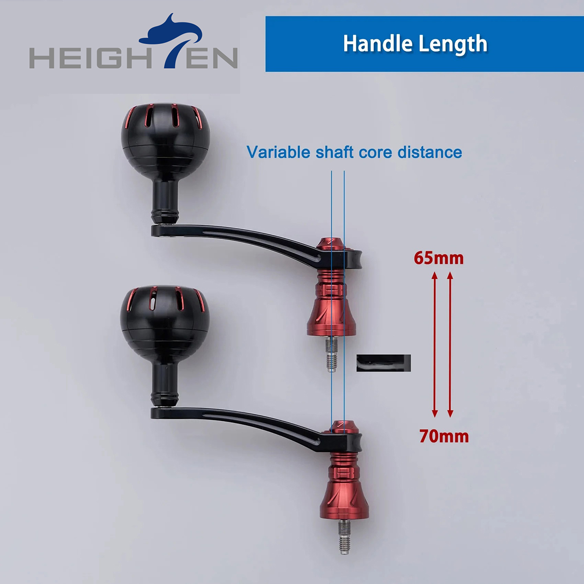 HEIGHTEN 65mm-70mm Handle With - Shimano Reel Sustain recension och pris