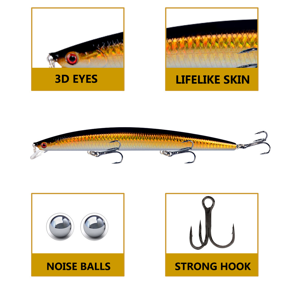 18cm 24g Minnow Fishing Lure L - Fishing Lure Crankbait recension och pris