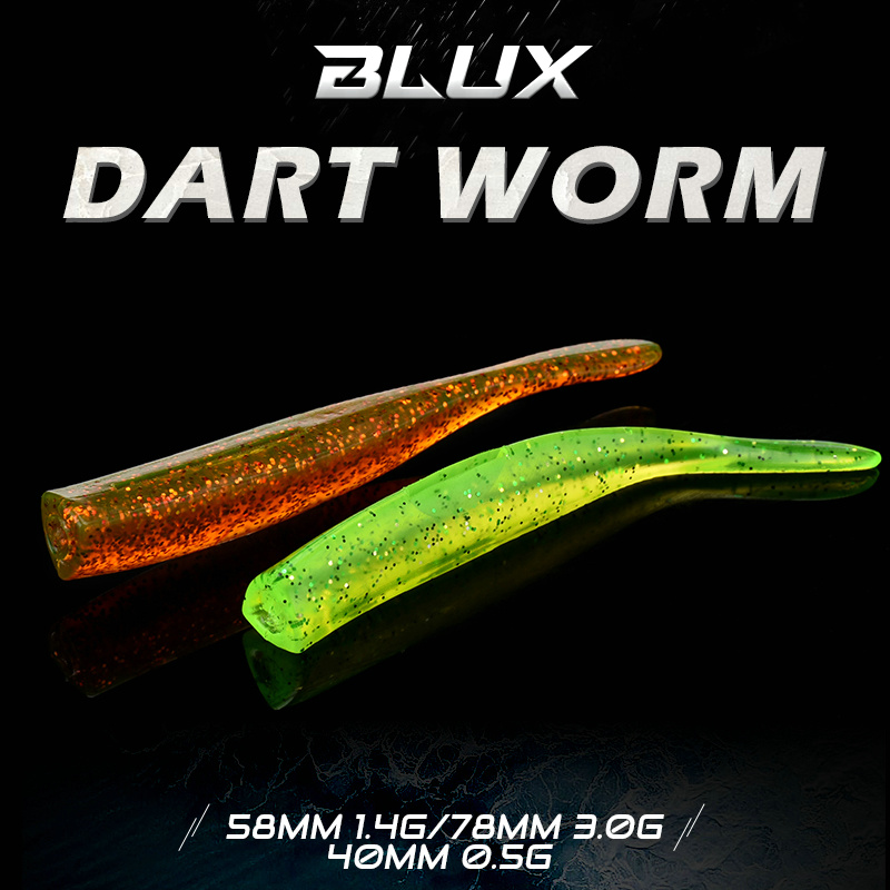 BLUX New Dart Worm Soft Bait 5 - Fishing Lure Buzzbait recension och pris