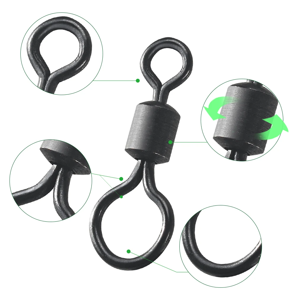 100pcs Carp Fishing Swivel Big - Fishing Lure Accessories recension och pris