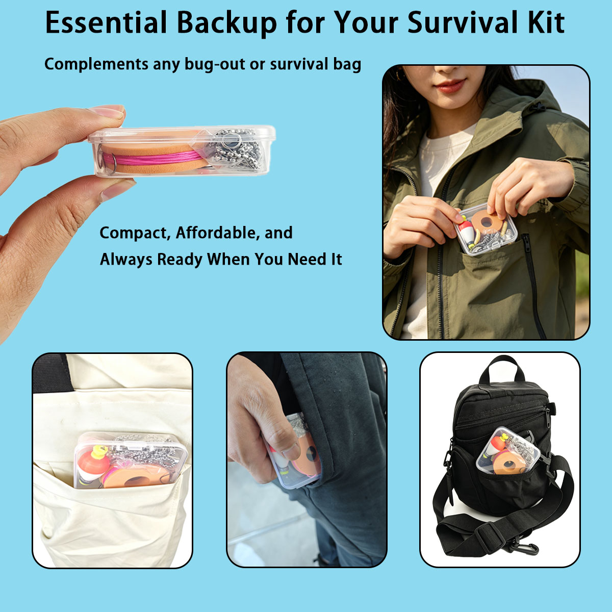 Portable Emergency Fishing Gea - Fishing Lure Box recension och pris