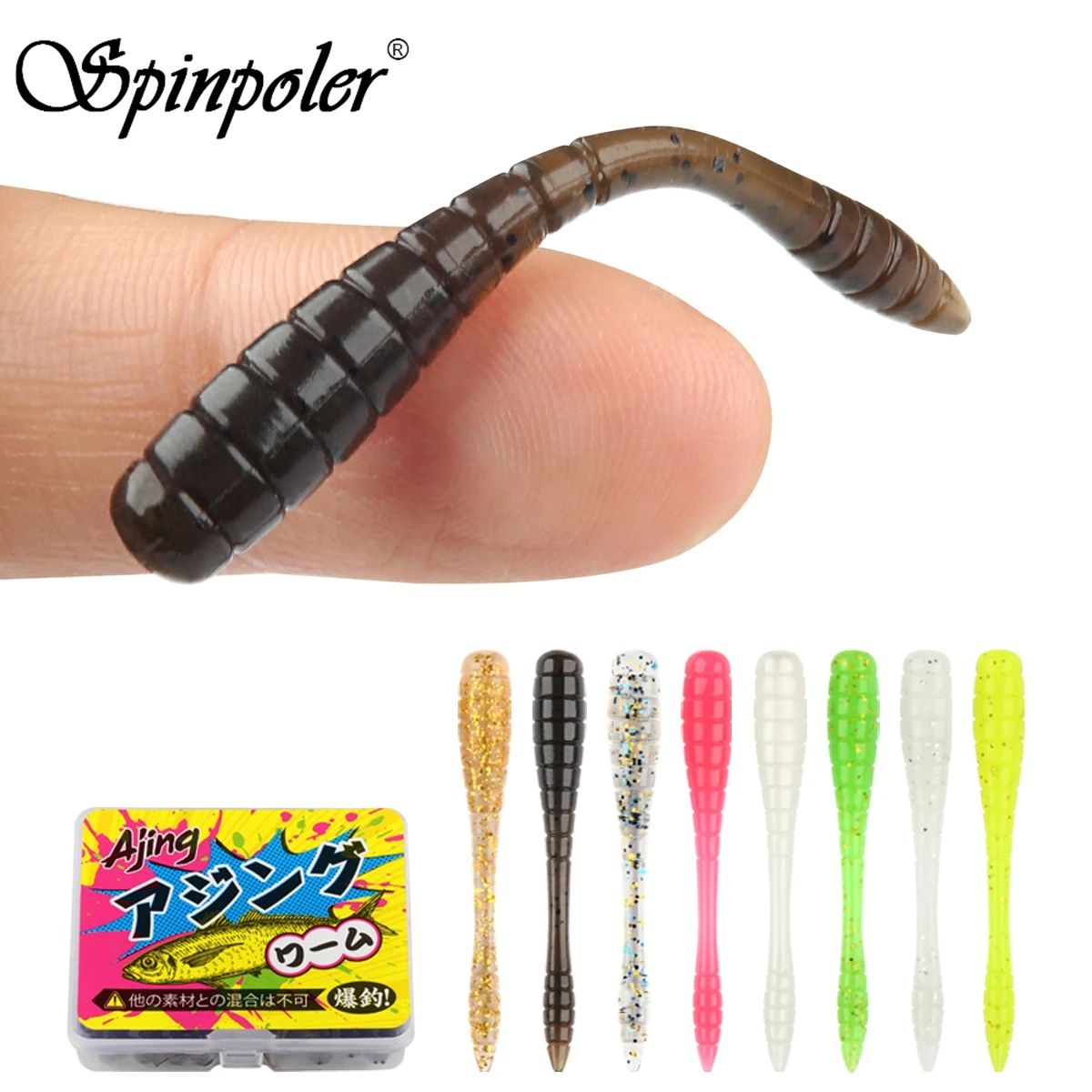 Spinpoler TPR Ajing Soft Lures - Fishing Lure Swimbait recension och pris