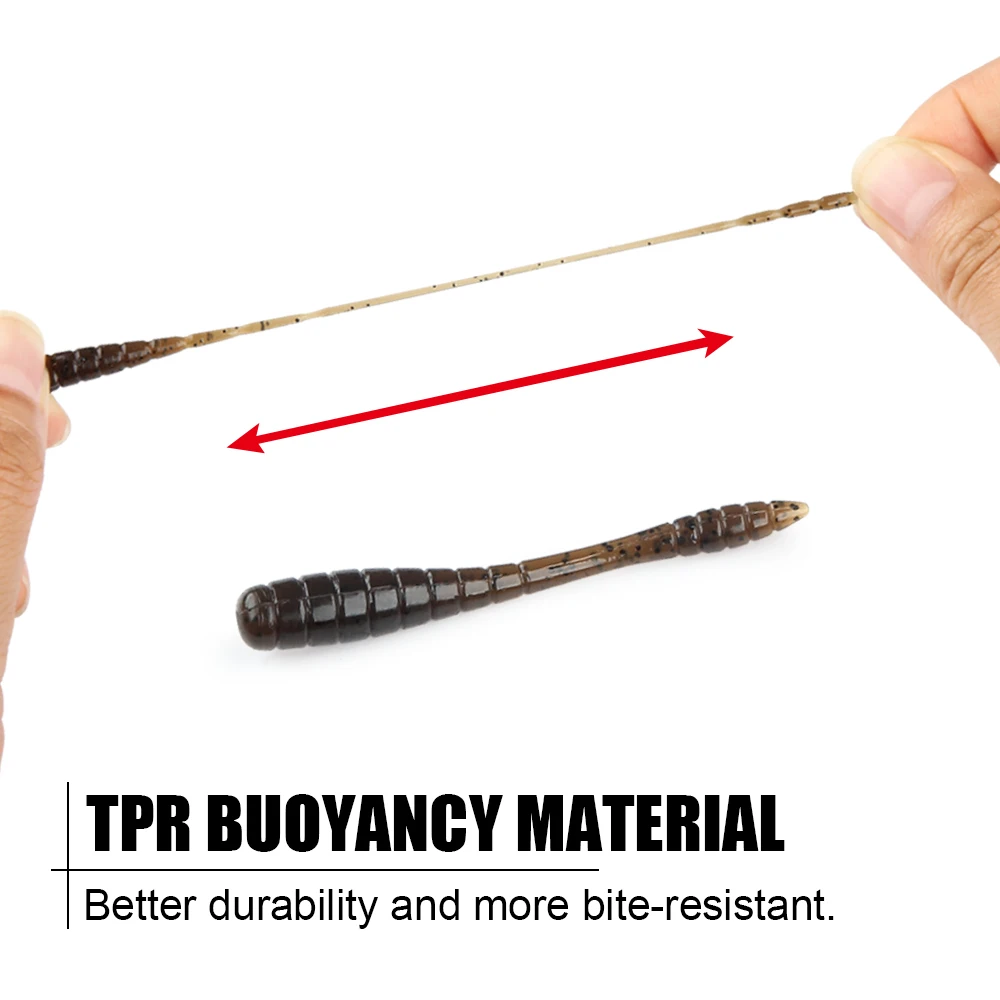 Spinpoler TPR Ajing Soft Lures - Fishing Lure Swimbait recension och pris
