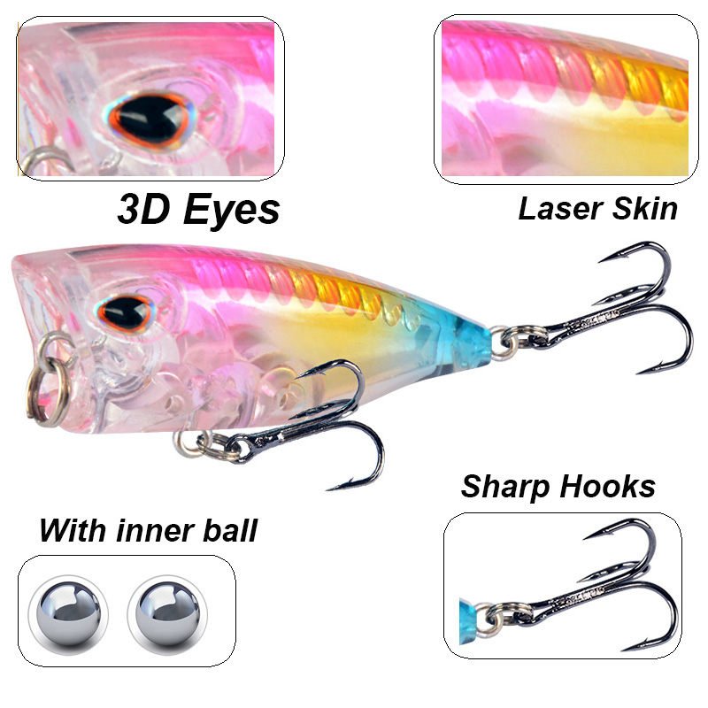 YUCONG 1PC Mini Popper Fishing - Fishing Lure Swimbait recension och pris