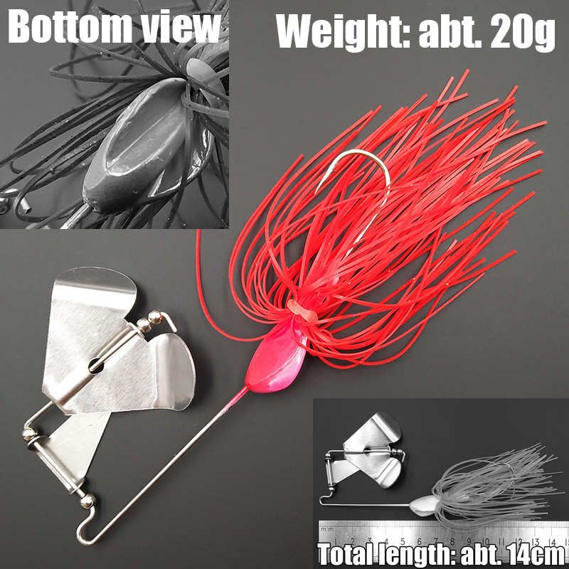 wusanban Lunker Spinner Baits  - Fishing Lure Buzzbait recension och pris
